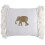 Pernă decorativă Levtex Home Nacala, elefant, bronz alb 1