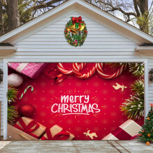 Christmas Garage Door Banner Mural 7 x 16 Feet