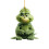Grinch Ornament Christmas Tree Decor 8cm Black 1