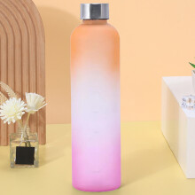 Bouteille d'eau Kayannuo dégradée givrée 1000 ml en acier inoxydable
