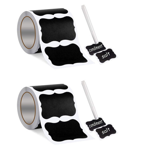 Wavy Chalkboard Labels Erasable Rectangle Blackboard