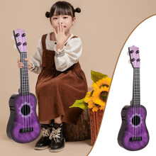 Mini ukelele de juguete para niños, instrumento educativo de 4 cuerdas
