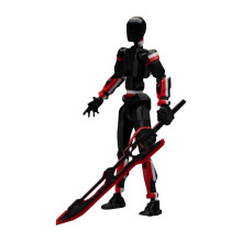 Action figure anime, modello Titano stampato in 3D, 13 cm