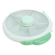 Snackbehälter Spinner 5-Fächer 20 cm Grün