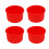 Godom silicone mini cake pan 4-inch round 4 pcs 1