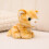 Gato de pelúcia malhado amarelo de 15 cm (6 polegadas) 1