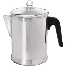 Percolateur en aluminium de 9 tasses pour cuisinière