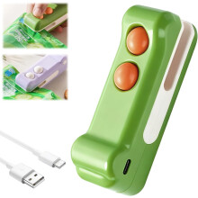 Mini handzame zaksluitmachine – USB oplaadbaar, magnetisch