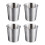 Conjunto de 4 copos infantis em aço inoxidável – grau 304. 1