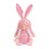 Easter Bunny Gnome Plush Ornament Pink 1
