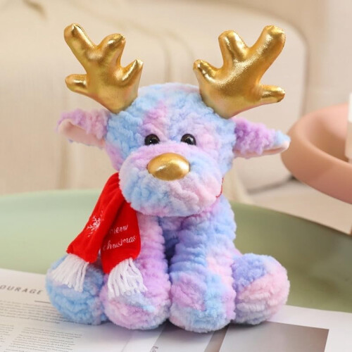 Weihnachtselch-Plüschtier, braun, 30 cm