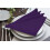 Lila Stoffservietten, 43 x 43 cm, Polyester, 24er-Packung 1