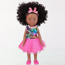 10 Inch Curly Hair Baby Doll for Toddlers Aged 3+