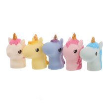 Juego de mini marionetas de mano para niños, ideal para el baño y para contar cuentos (5 piezas)
