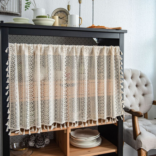 Lichtundurchlässiger Vorhang, beige, 1-teilig