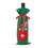 Kerst wijnfleshoes - Rode kerstman design 1