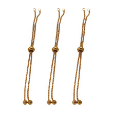 Pack Of 3 Versatile DIY Extension-Gold Square pearl style1