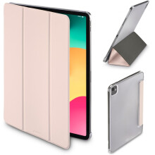 Hama Fold Clear Coque pour Apple iPad Pro 13" (24) - Housse Fonction Chevalet, Protection Fermeture Magnétique, Dos Transparent -