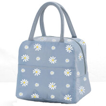 Daisy isolierte Lunchtasche, blau, thermoisolierend, tragbar