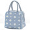 Sac à lunch isotherme Daisy bleu portable 1