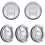 Pedaxi splash-resistant cup lids 5-pack 1