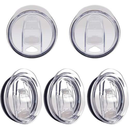 Pedaxi splash-resistant cup lids 5-pack