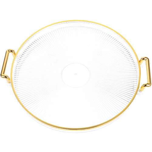 Plateau décoratif rond pour bijoux, table basse et en-cas