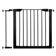 Sicherheitsbarriere für Baby und Kind für Treppen und Türen - SPRINGOS - 75-89 cm - Metall + Kunststoff - Schwarz