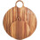 Small Round Acacia Serving Board With Handle 1