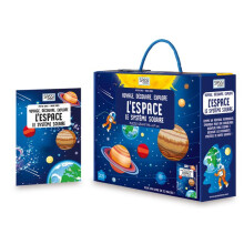 Puzzel - Sassi Junior - De Ruimte - 205 stukken - Boek 32 pagina's - Ecologisch