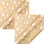 Retro Brown Christmas Wrapping Paper Snowflake Design 20 1