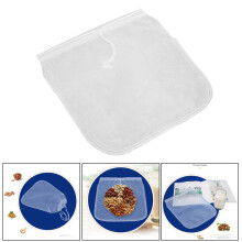 Nut Milk Bag Reusable Fine Nylon Strainer 46x46cm