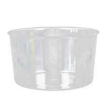 Acrylic round serving bowl clear 16 cm