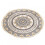 Tapis de sol rond en coton avec motif national du vent 1