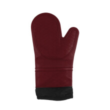 Guantes de silicona para horno resistentes al calor hasta 260 C (500 F) y 34,5 cm (13,6 pulgadas)