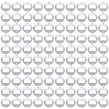 Ouvre-bouteille rond en métal, 100 pièces