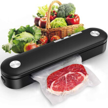 Máquina selladora al vacío para almacenamiento de alimentos en modo seco y húmedo.