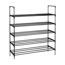 Wileqep Shoe Rack 5-Tier Space-Saving Organizer for 25 Pairs