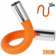 Flexible Faucet Extender with 360 Rotation and Foam Spray