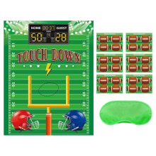 Conjunto de pôsteres para jogo de futebol de festa