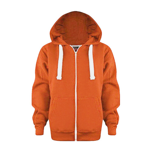 Felpa con cappuccio e zip intera per bambini - Poliestere, unisex