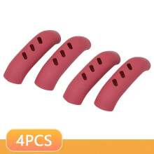Manchons de casserole en silicone anti-brûlure et antidérapants (lot de 4)