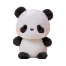Pluche pandapop van 14 cm voor kinderen