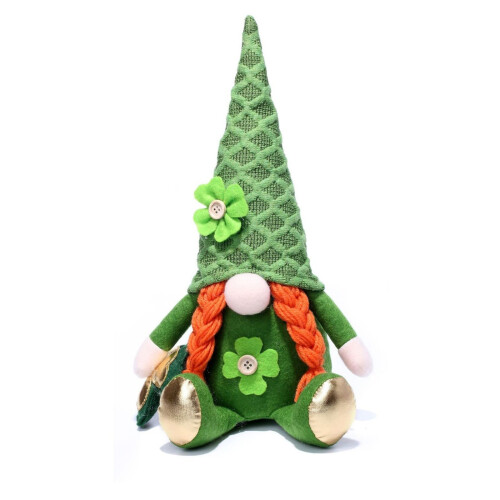 Irish Gnome Plush Doll, St. Patrick's Day Decor, 2-Pack