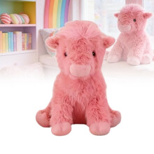 Roze Koe Pluche Speelgoed 20 inch, huidvriendelijk en knuffelbaar