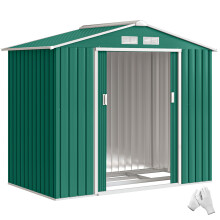 Caseta de Jardín Verde 213 x 130 x 185 cm