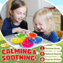 Jucării senzoriale Montessori pentru sortarea culorilor, 10 ml