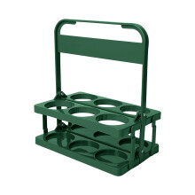 Porte-bouteilles pliable en plastique pour 6 bouteilles