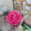 Vela perfumada Rose Heart color rosa claro 1