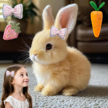 Bunny Pal interaktiivinen elektroninen lemmikkilelu ruskea